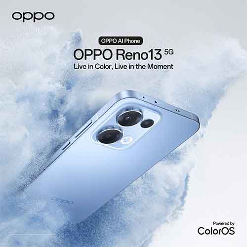 Reno13 Series gets painted Sky blue