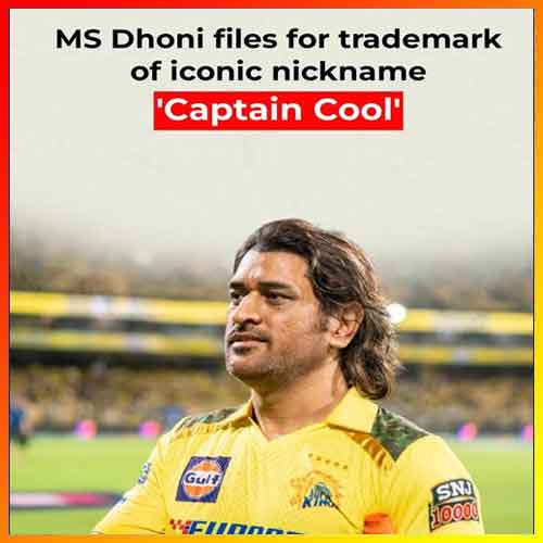 MS Dhoni Secures Trademark for Iconic Nickname â€˜Captain Coolâ€™