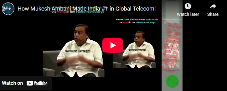 How Mukesh Ambani Made India #1 in Global Telecom