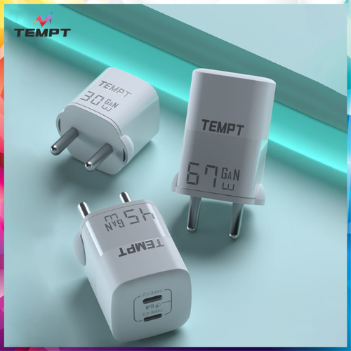 Tempt launches compact and powerful Elite Series GaNÂ³ travel chargers for on-the-go users