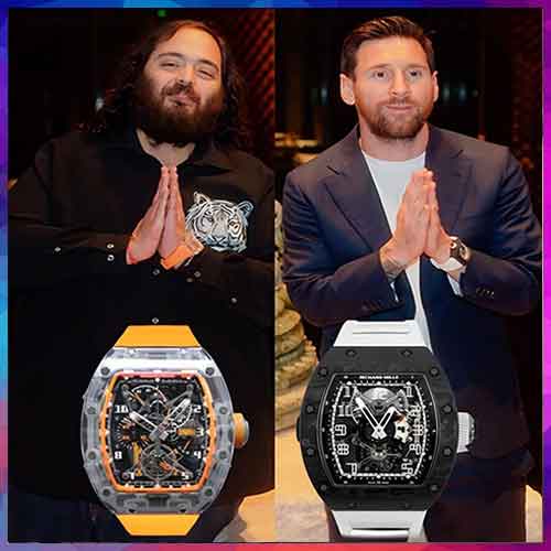 Anant Ambani Gifts Lionel Messi a â‚¹10.91 Crore Rare Watch During Vantara Visit