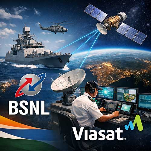 BSNL and Viasat announce support for Indian Navyâ€™s SATCOM modernization program