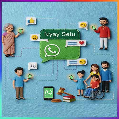 Govt launches â€˜Nyaya Setuâ€™ free legal aid service on WhatsApp