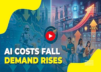 AI Costs Fall, Demand Rises