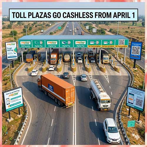 Toll plazas go cashless from April 1, FASTag annual pass prices also go up