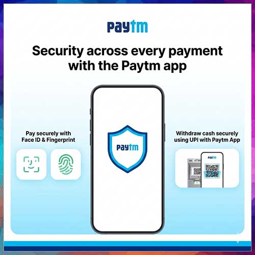 Paytm Strengthens UPI Security with Biometrics and Cardless ATM Access