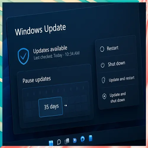 Microsoft now lets users to pause Windows updates for 35 days