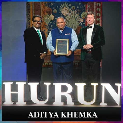 Aditya Khemka Conferred with Hurun Industry Achievement Award 2025â€“26