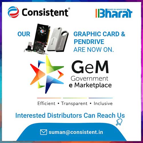 Consistent graphic cards and pen drives range now available on Government e-Marketplace