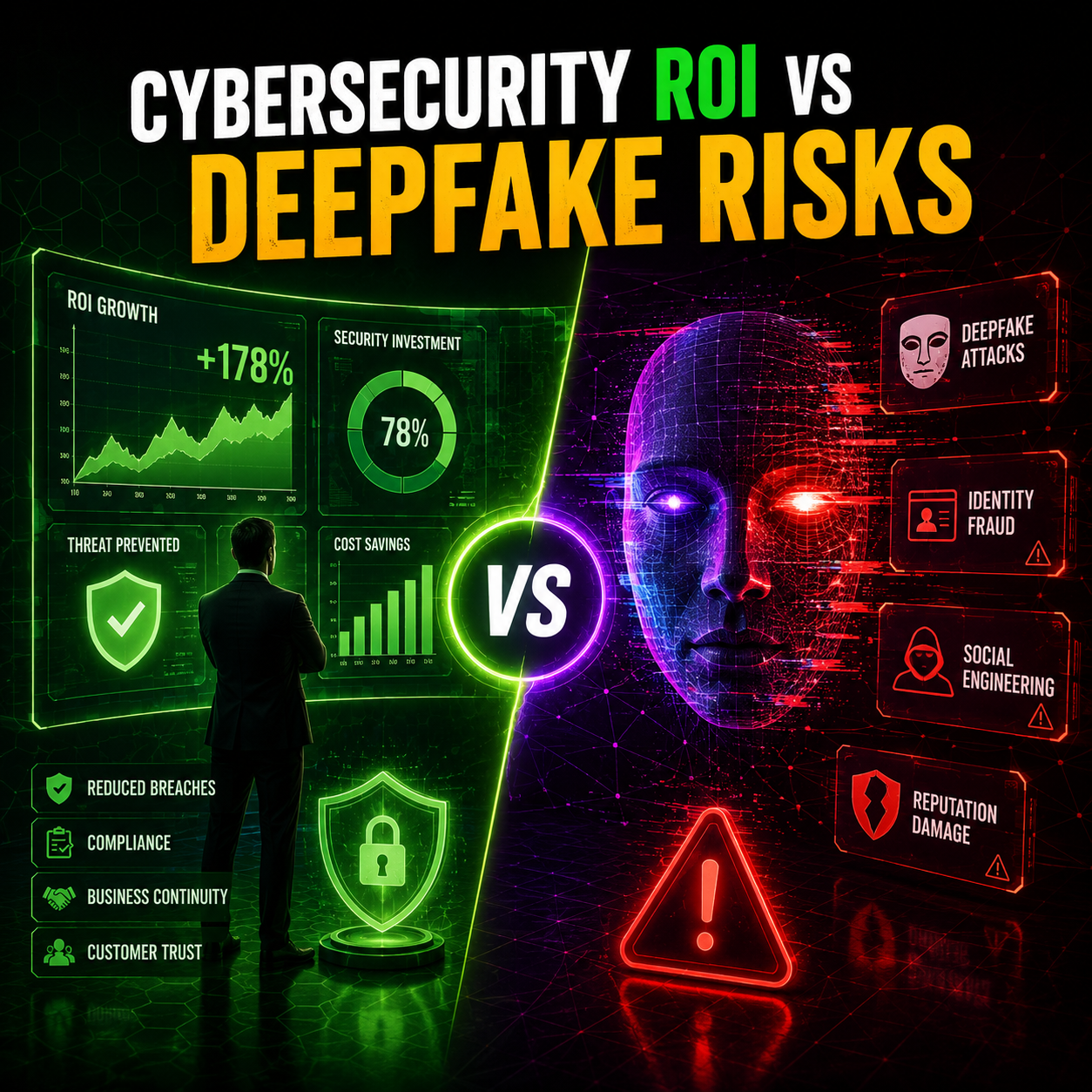 Cybersecurity ROI Faces Growing Deepfake Threats