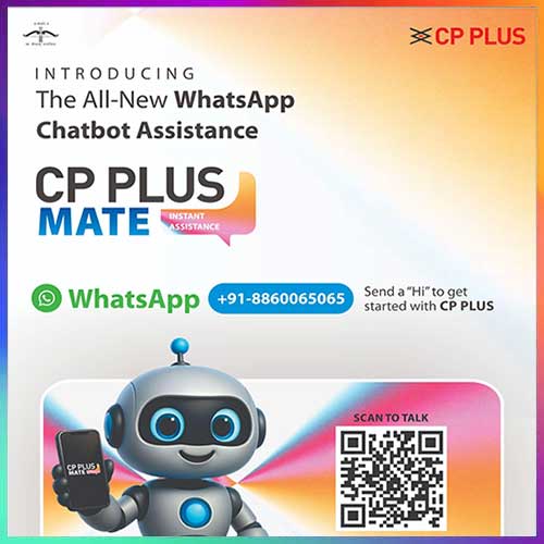 CP PLUS launches â€˜CP PLUS MATEâ€™ WhatsApp chatbot for customer assistance