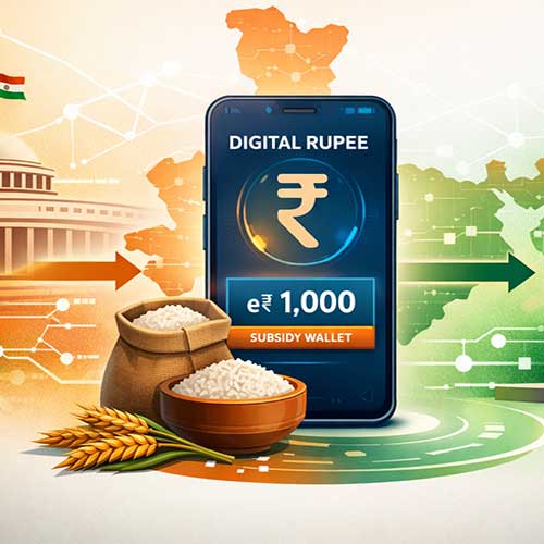 India Pilots Digital Rupee for Welfare