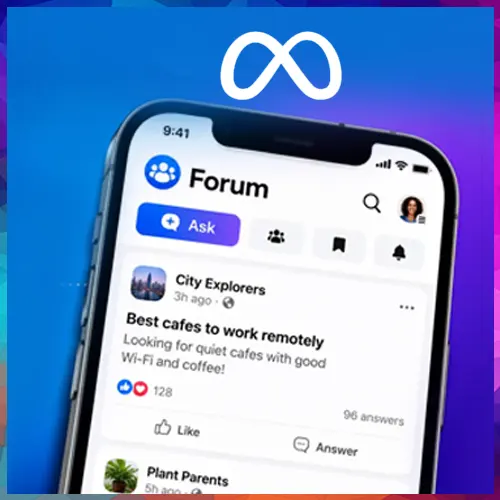 Meta quietly launches Reddit-style â€˜Forumâ€™ app