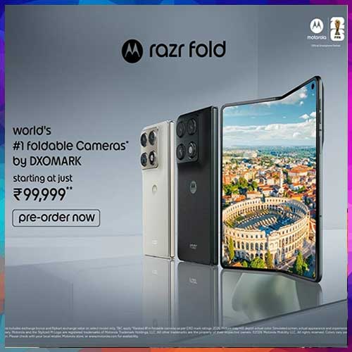 Motorola launches AI-powered razr fold in India with 8K video and dual AMOLED displays