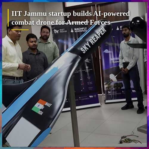 IIT Jammu startup working on an AI-powered combat drone for Armed Forces