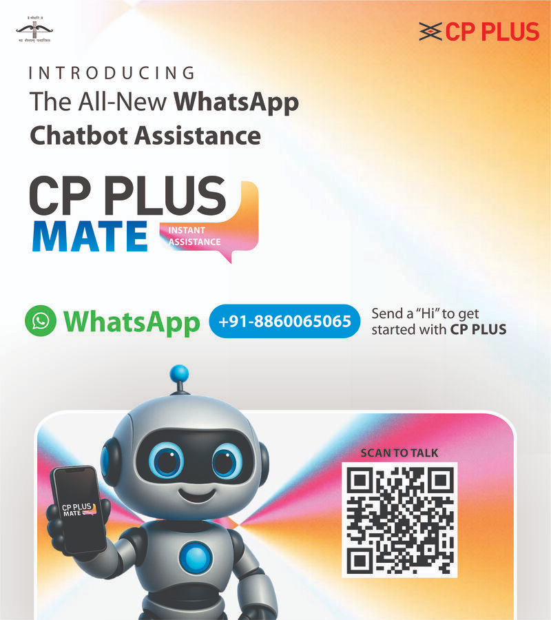 CP PLUS MATE â€“ A Smart WhatsApp Chatbot Redefining Customer Assistance