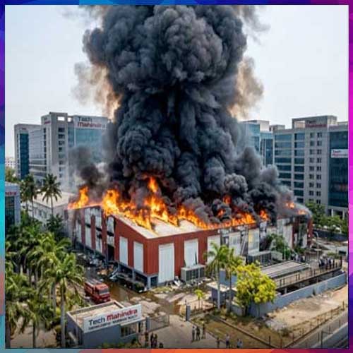Fire breaks out at Chennai Tech Mahindra campus