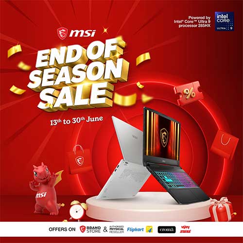 MSI rolls out â€˜Mid-Year Promotion â€“ June 2026â€™ with extended warranty, backpack bundles and EMI benefits