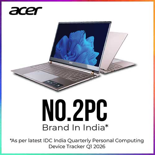 Acer climbs to No. 2 position in Indiaâ€™s PC market in Q1 2026