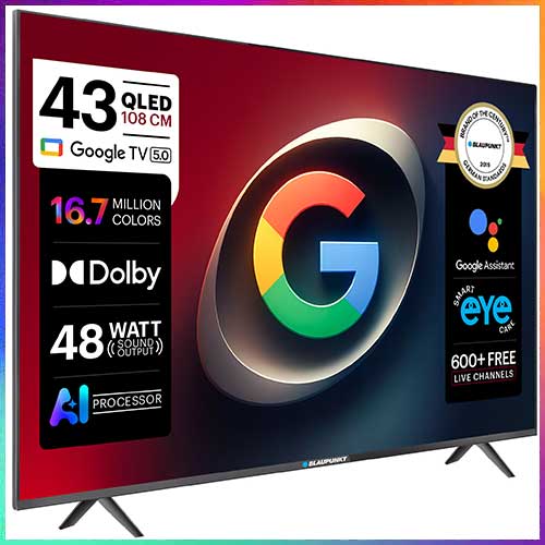 Blaupunkt launches new QLED television series with Dolby Audio and Google TV 5.0