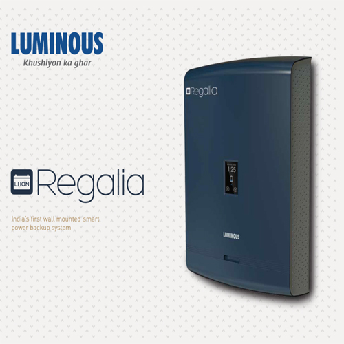 Luminous launches â€œRegaliaâ€, a wall-mounted power backup system